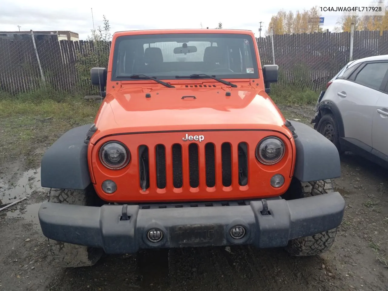 2015 Jeep Wrangler Sport VIN: 1C4AJWAG4FL717928 Lot: 71661944