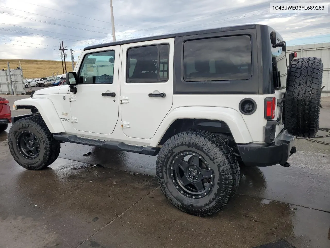 2015 Jeep Wrangler Unlimited Sahara VIN: 1C4BJWEG3FL689263 Lot: 71681164