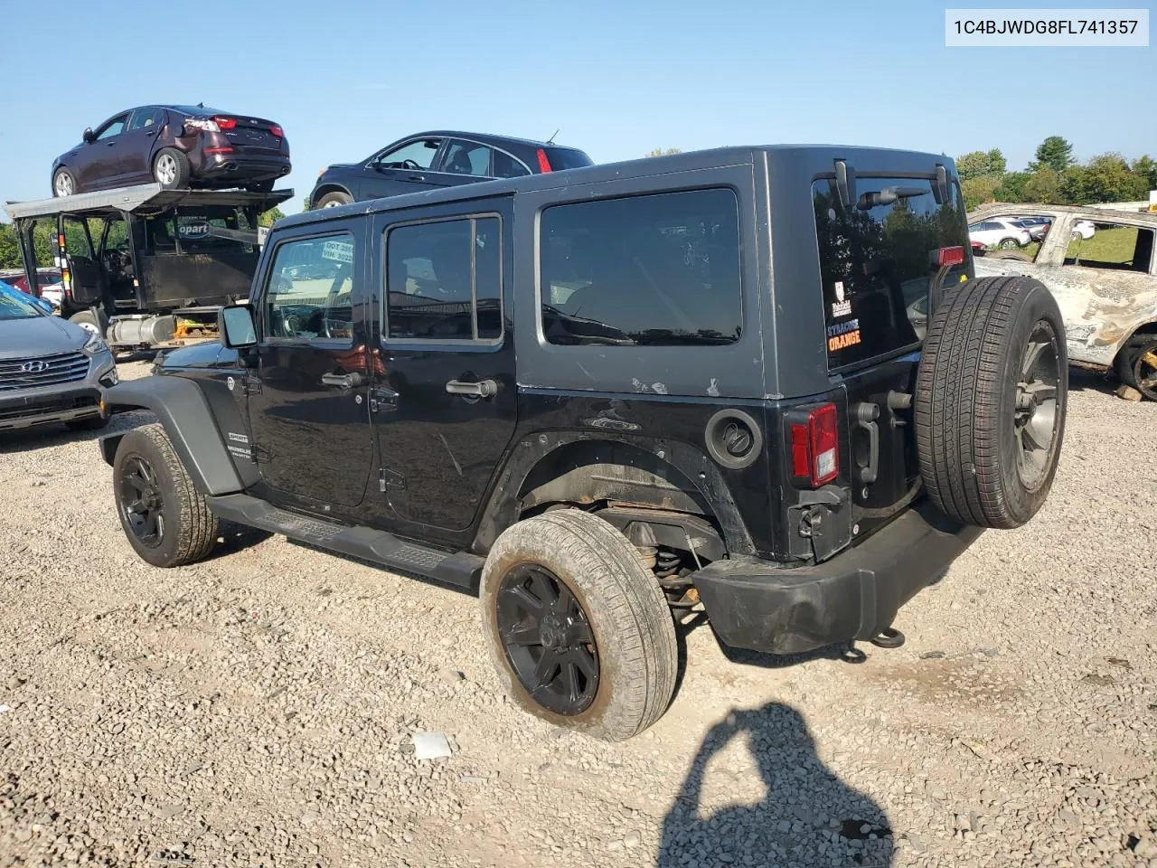 2015 Jeep Wrangler Unlimited Sport VIN: 1C4BJWDG8FL741357 Lot: 71791294