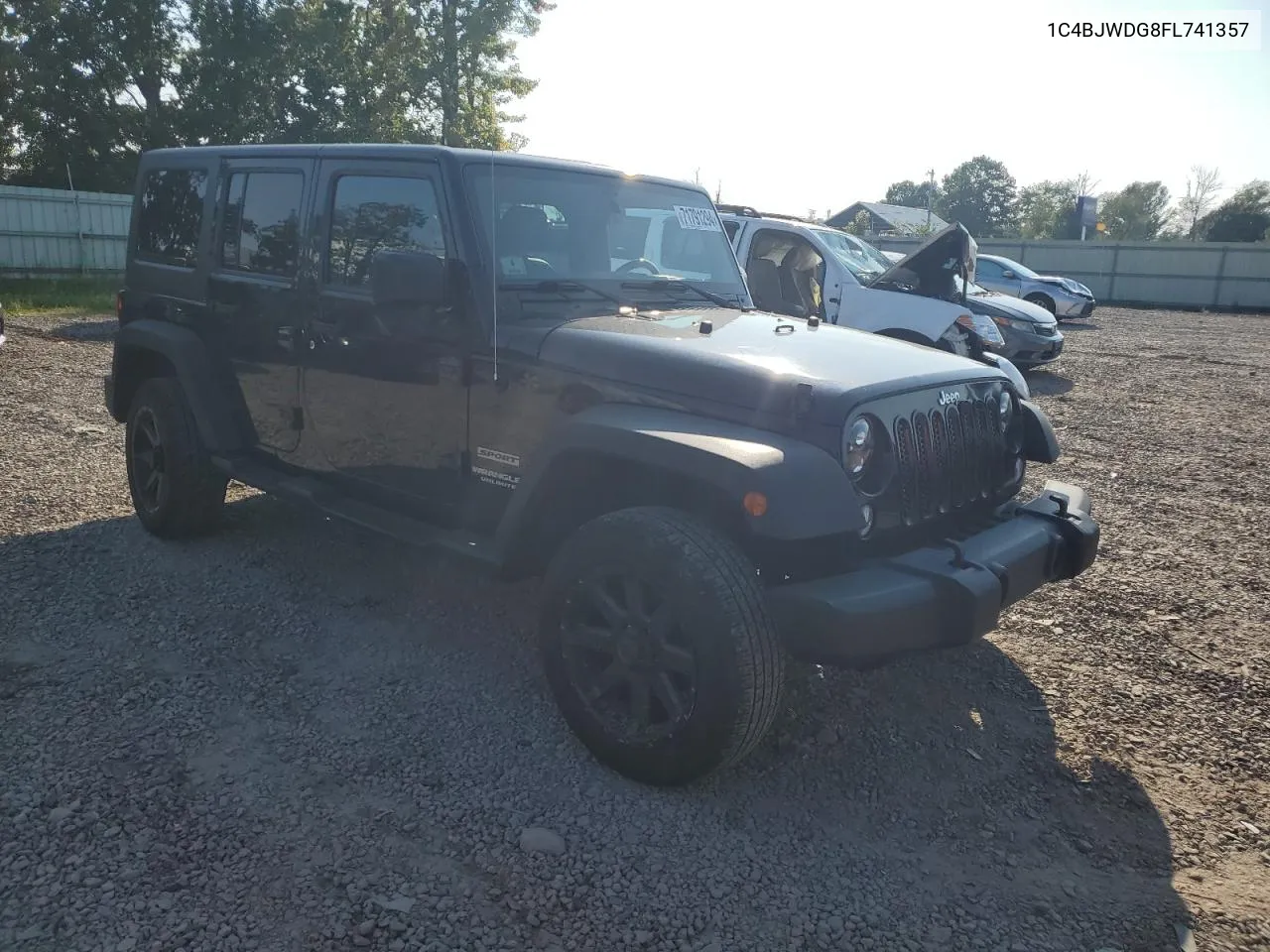 2015 Jeep Wrangler Unlimited Sport VIN: 1C4BJWDG8FL741357 Lot: 71791294