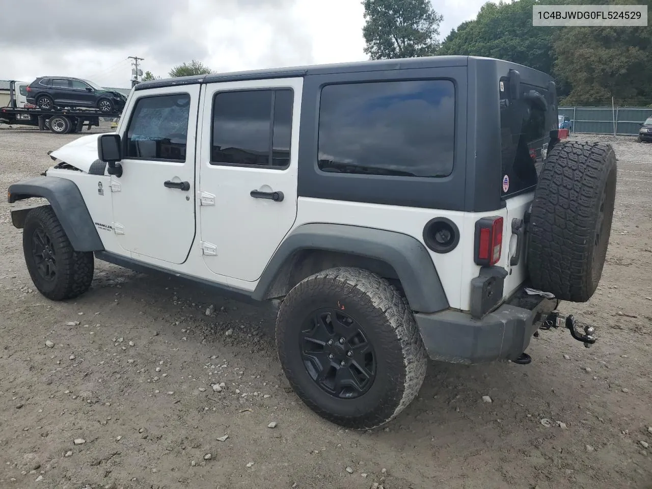 2015 Jeep Wrangler Unlimited Sport VIN: 1C4BJWDG0FL524529 Lot: 71797444