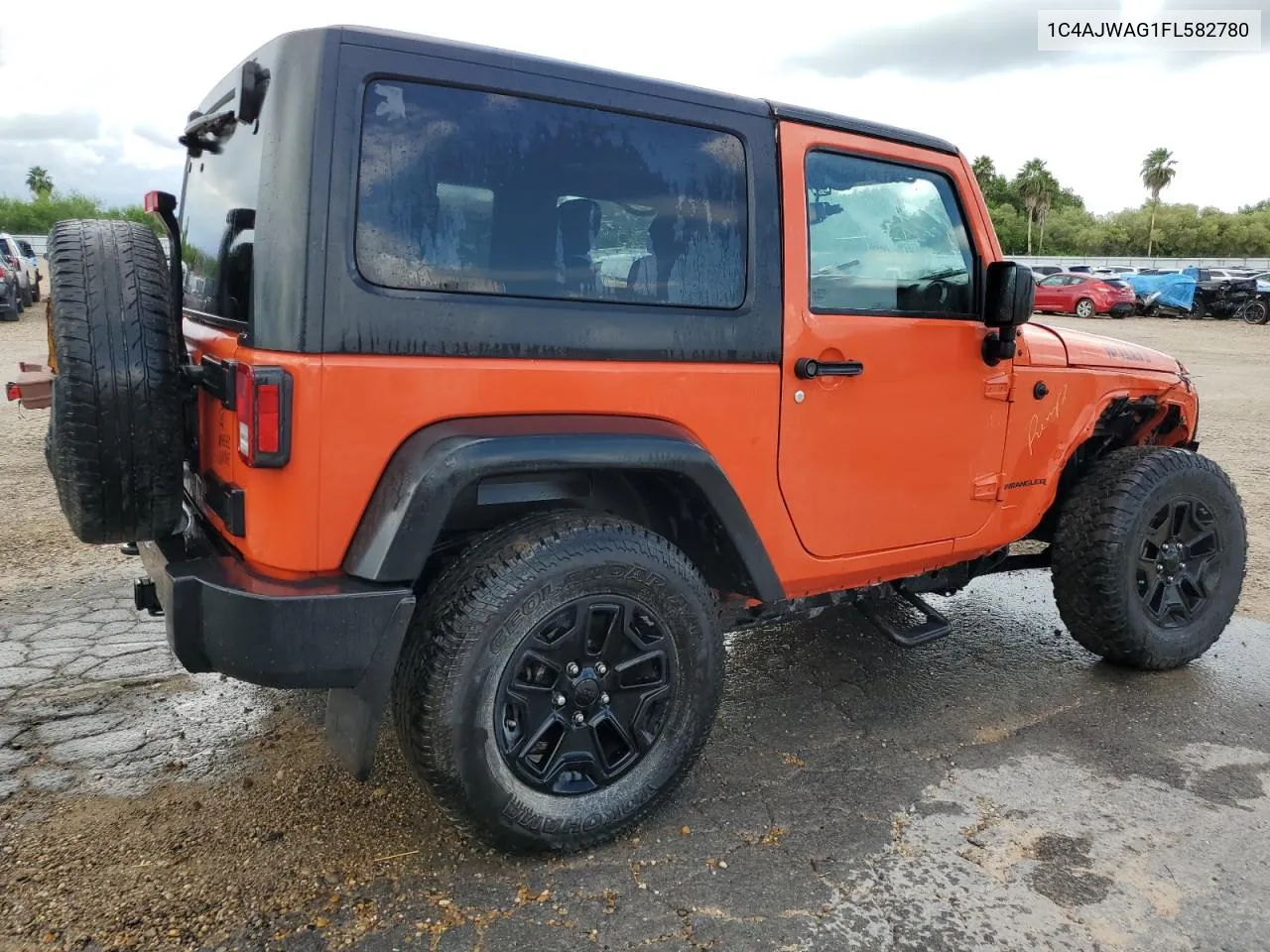 2015 Jeep Wrangler Sport VIN: 1C4AJWAG1FL582780 Lot: 71837554