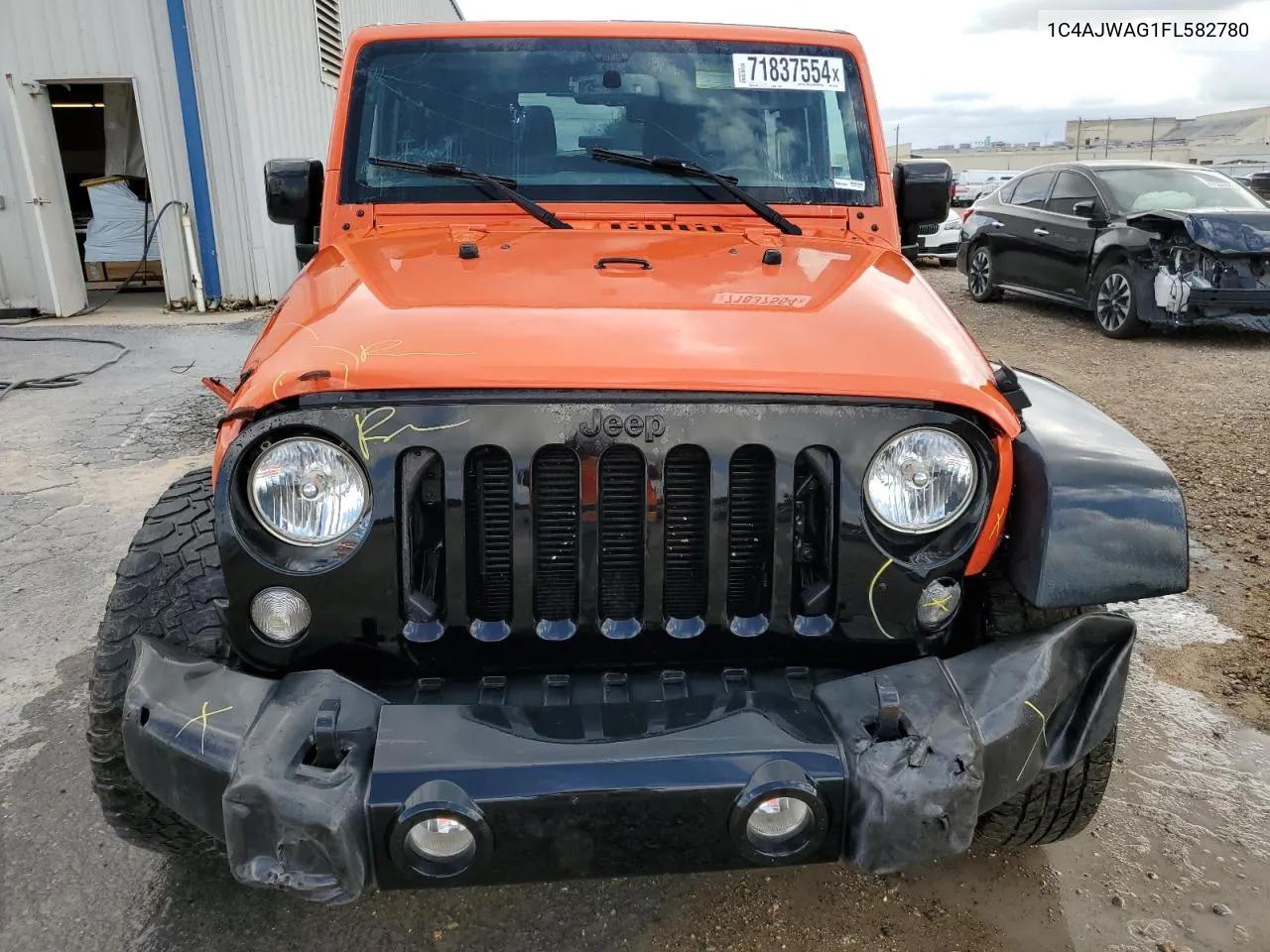 1C4AJWAG1FL582780 2015 Jeep Wrangler Sport