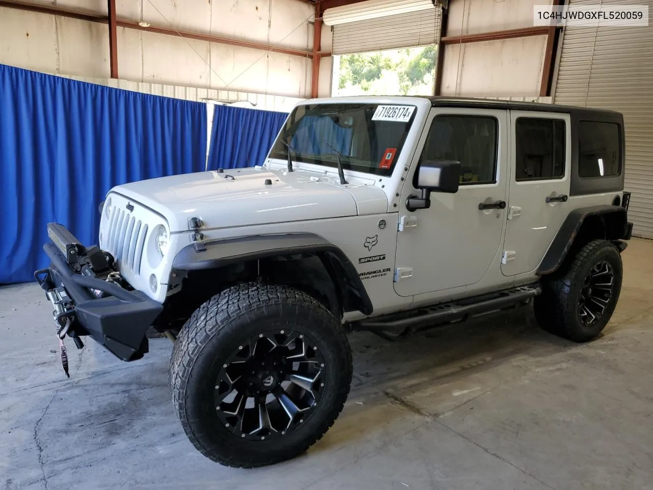 2015 Jeep Wrangler Unlimited Sport VIN: 1C4HJWDGXFL520059 Lot: 71926174