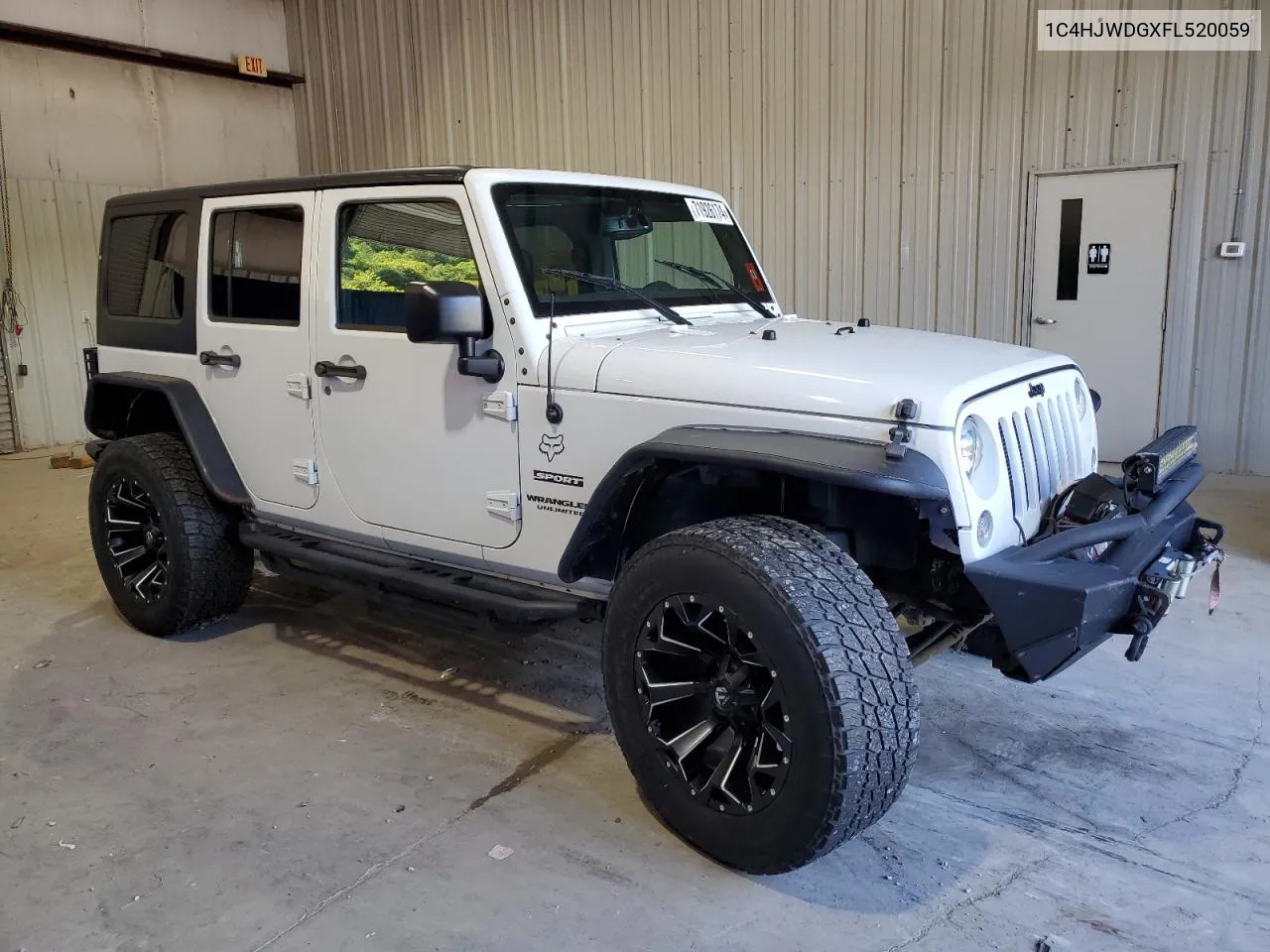 1C4HJWDGXFL520059 2015 Jeep Wrangler Unlimited Sport