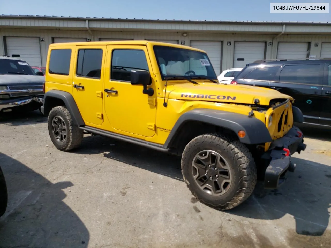 2015 Jeep Wrangler Unlimited Rubicon VIN: 1C4BJWFG7FL729844 Lot: 71985054