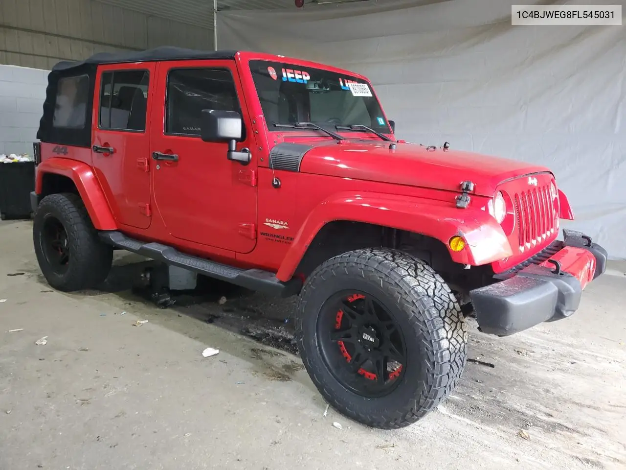 1C4BJWEG8FL545031 2015 Jeep Wrangler Unlimited Sahara