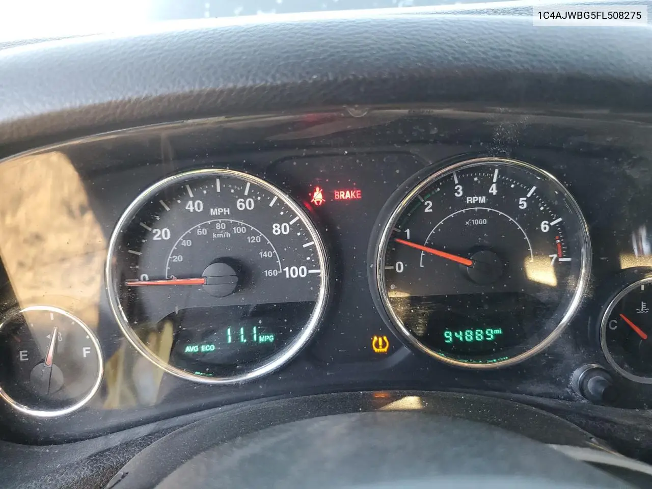 1C4AJWBG5FL508275 2015 Jeep Wrangler Sahara