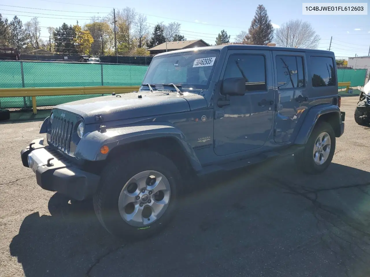 1C4BJWEG1FL612603 2015 Jeep Wrangler Unlimited Sahara