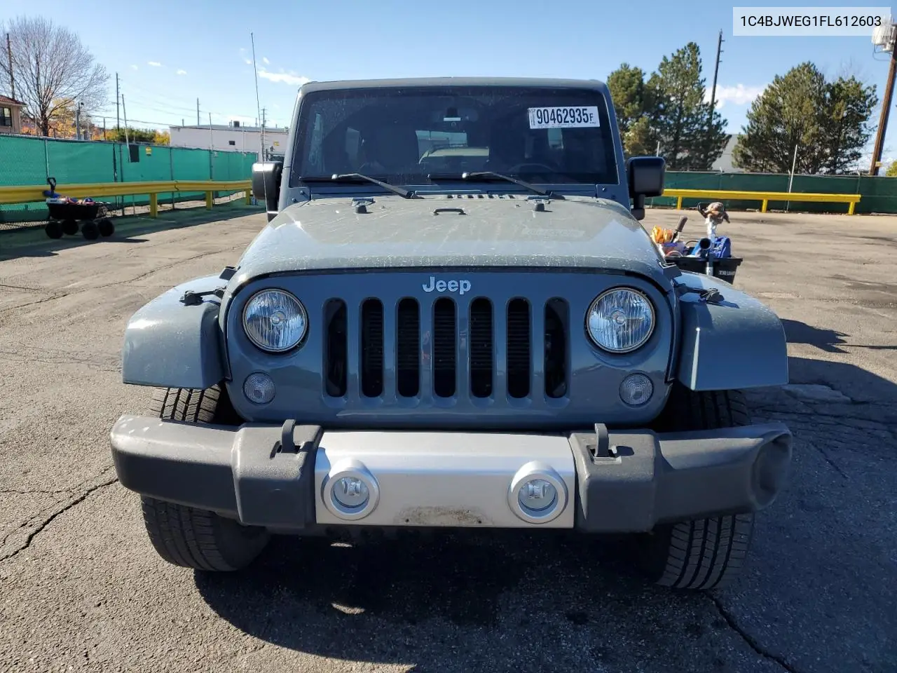 1C4BJWEG1FL612603 2015 Jeep Wrangler Unlimited Sahara