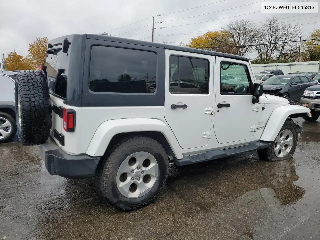 1C4BJWEG1FL546313 2015 Jeep Wrangler Unlimited Sahara