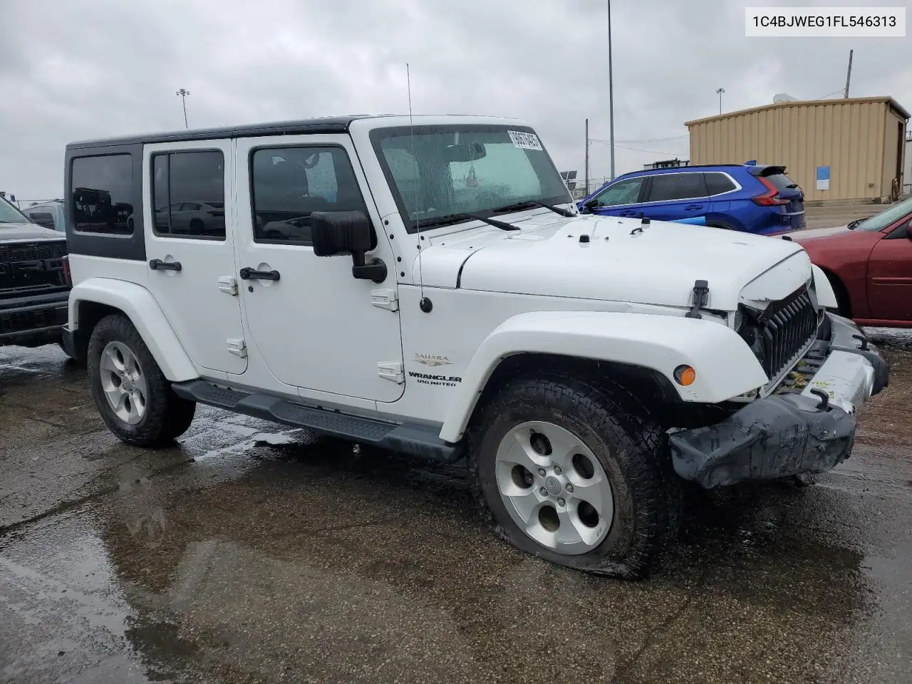 1C4BJWEG1FL546313 2015 Jeep Wrangler Unlimited Sahara