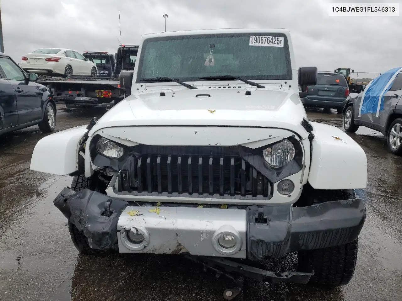 1C4BJWEG1FL546313 2015 Jeep Wrangler Unlimited Sahara