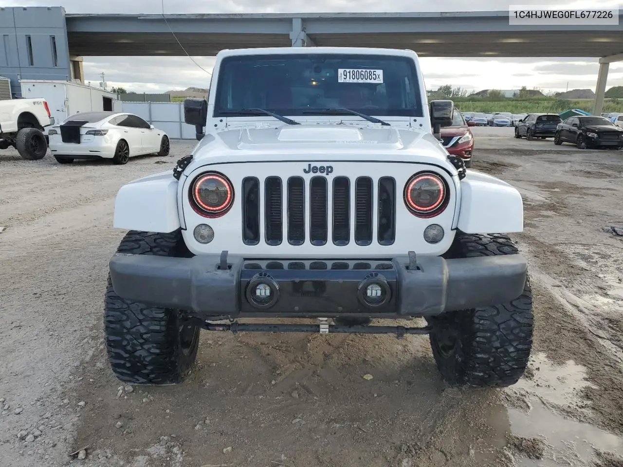 1C4HJWEG0FL677226 2015 Jeep Wrangler Unlimited Sahara