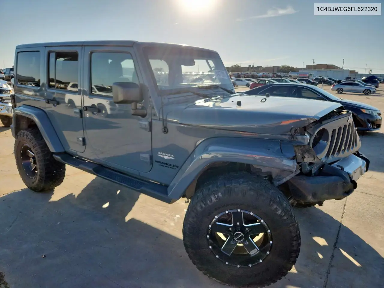 1C4BJWEG6FL622320 2015 Jeep Wrangler Unlimited Sahara