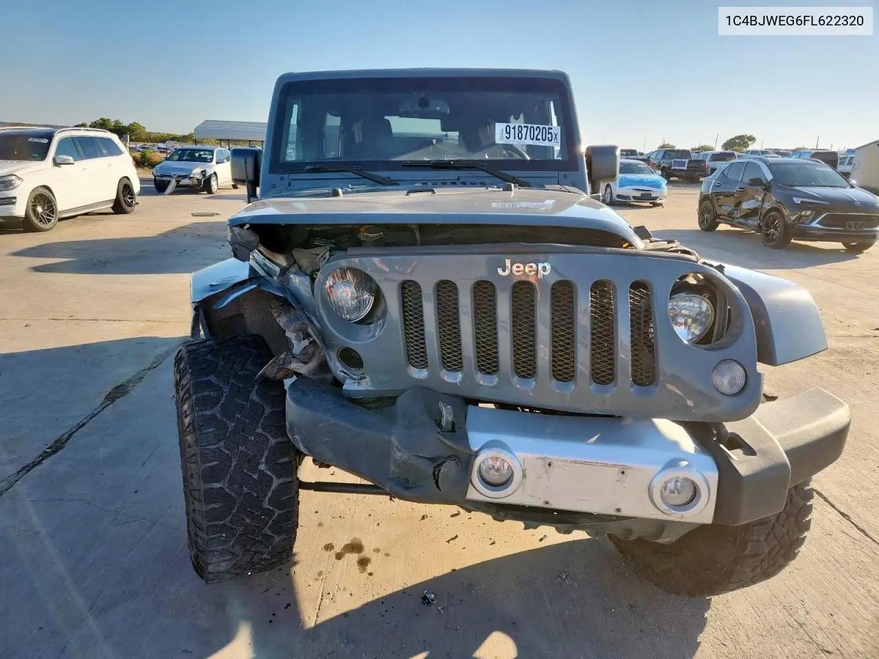 1C4BJWEG6FL622320 2015 Jeep Wrangler Unlimited Sahara