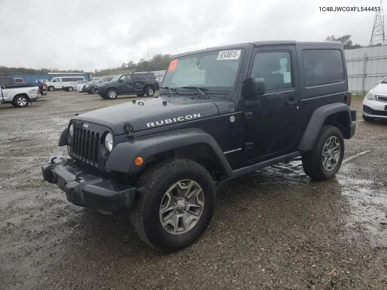 1C4BJWCGXFL544451 2015 Jeep Wrangler Rubicon
