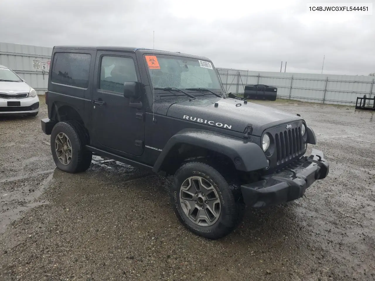 1C4BJWCGXFL544451 2015 Jeep Wrangler Rubicon