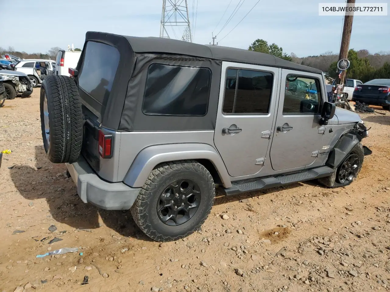 1C4BJWEG3FL772711 2015 Jeep Wrangler Unlimited Sahara
