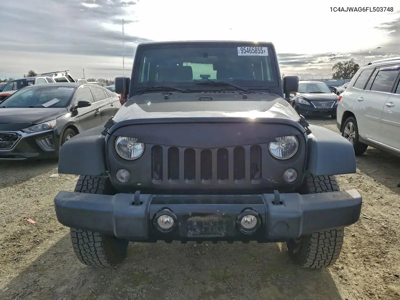 1C4AJWAG6FL503748 2015 Jeep Wrangler Sport