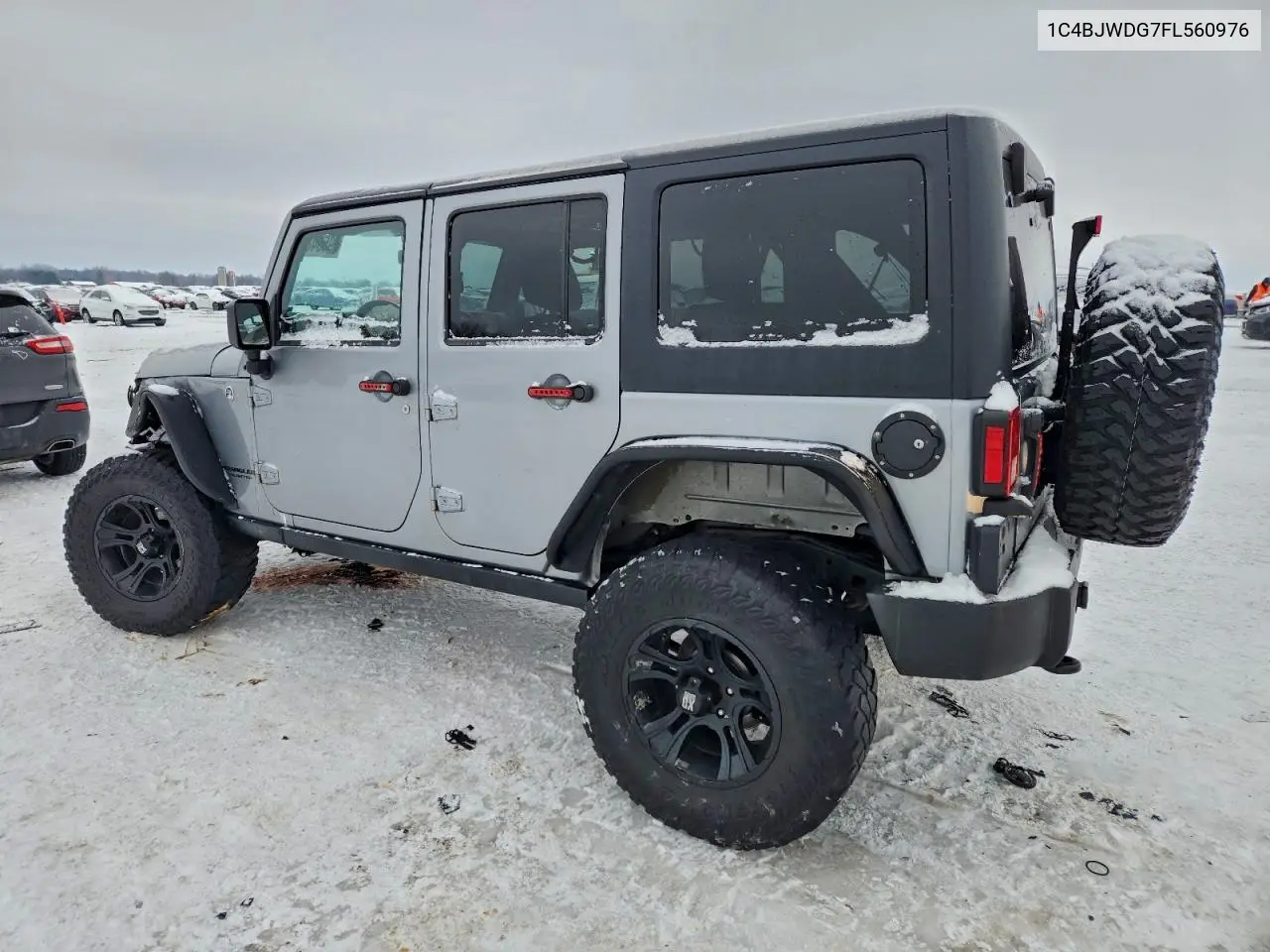 1C4BJWDG7FL560976 2015 Jeep Wrangler Unlimited Sport