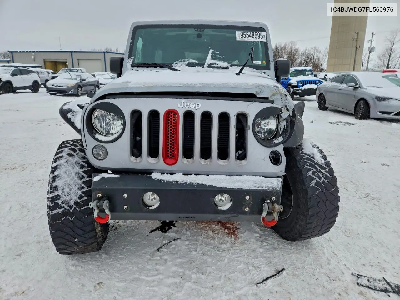 1C4BJWDG7FL560976 2015 Jeep Wrangler Unlimited Sport