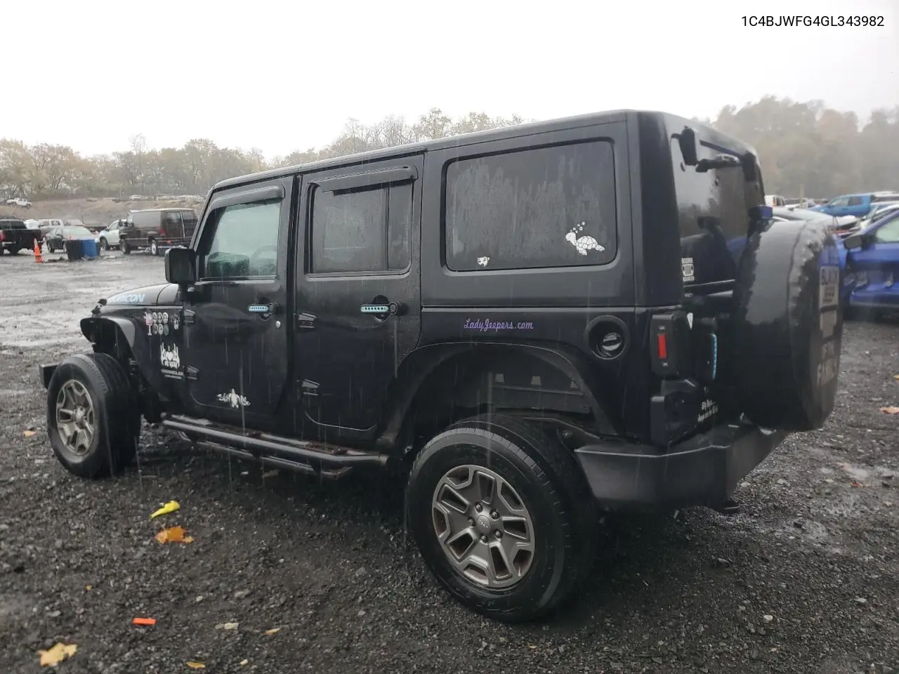 1C4BJWFG4GL343982 2016 Jeep Wrangler Unlimited Rubicon