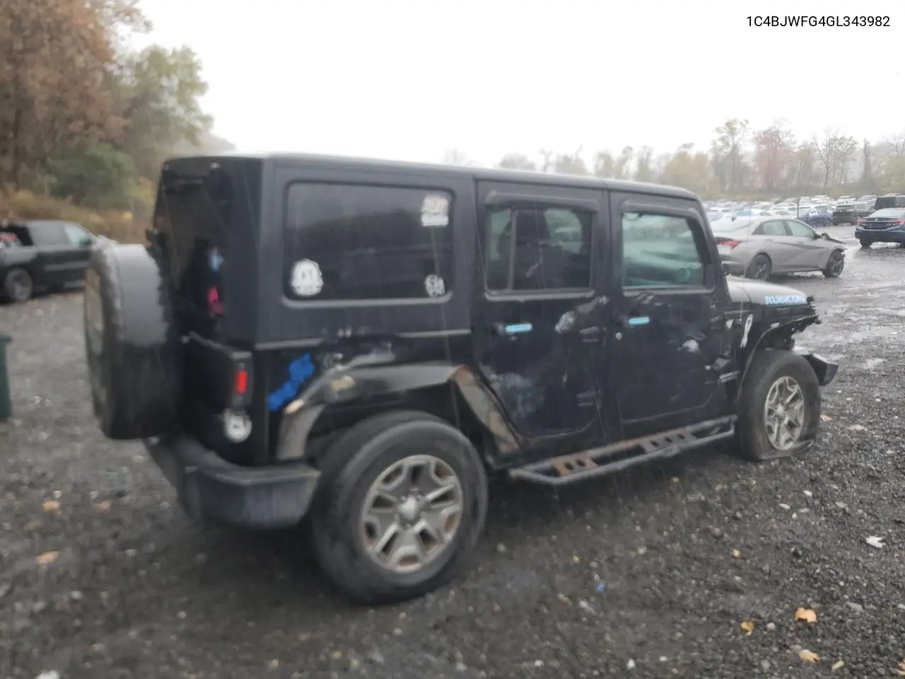 1C4BJWFG4GL343982 2016 Jeep Wrangler Unlimited Rubicon