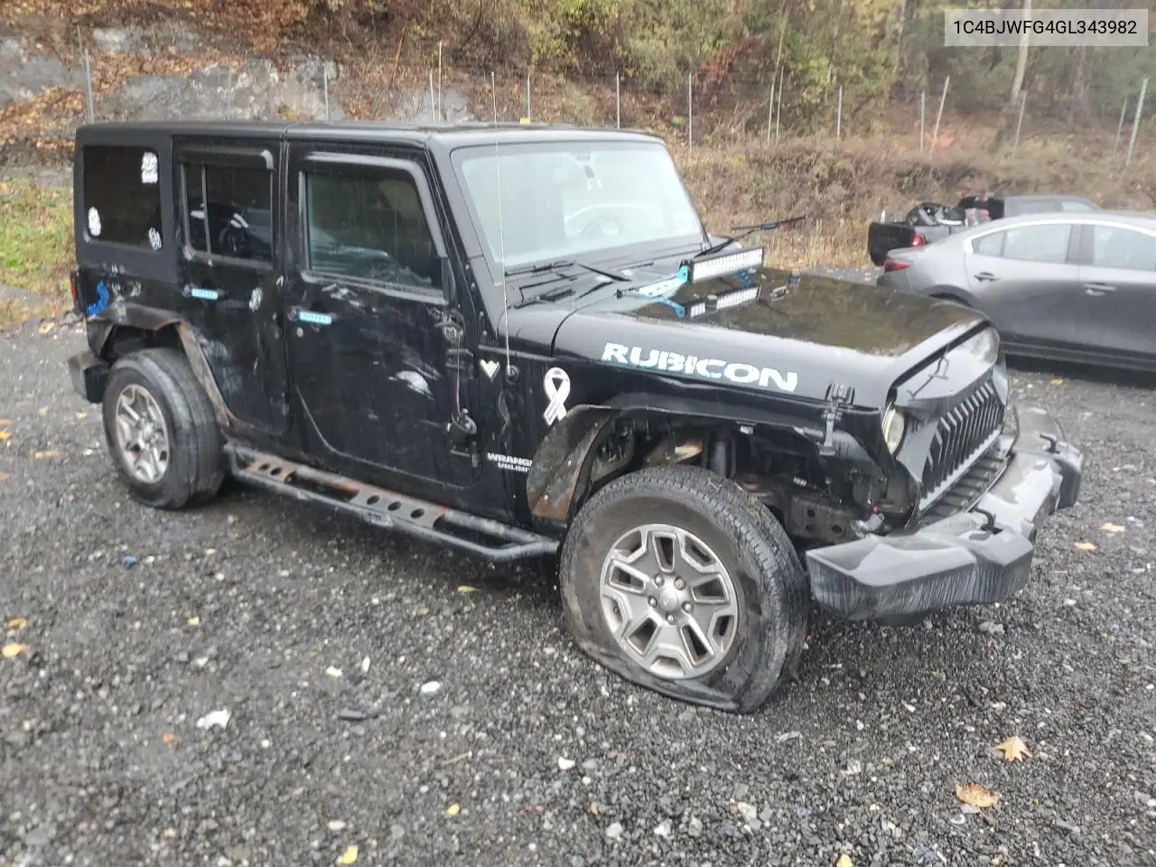 1C4BJWFG4GL343982 2016 Jeep Wrangler Unlimited Rubicon