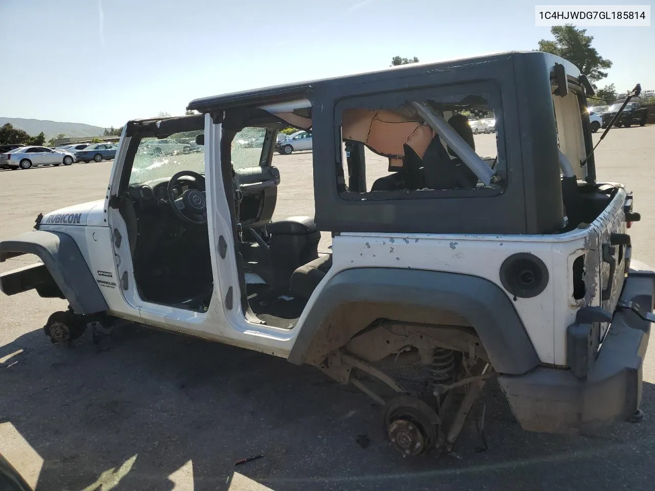 2016 Jeep Wrangler Unlimited Sport VIN: 1C4HJWDG7GL185814 Lot: 48697564