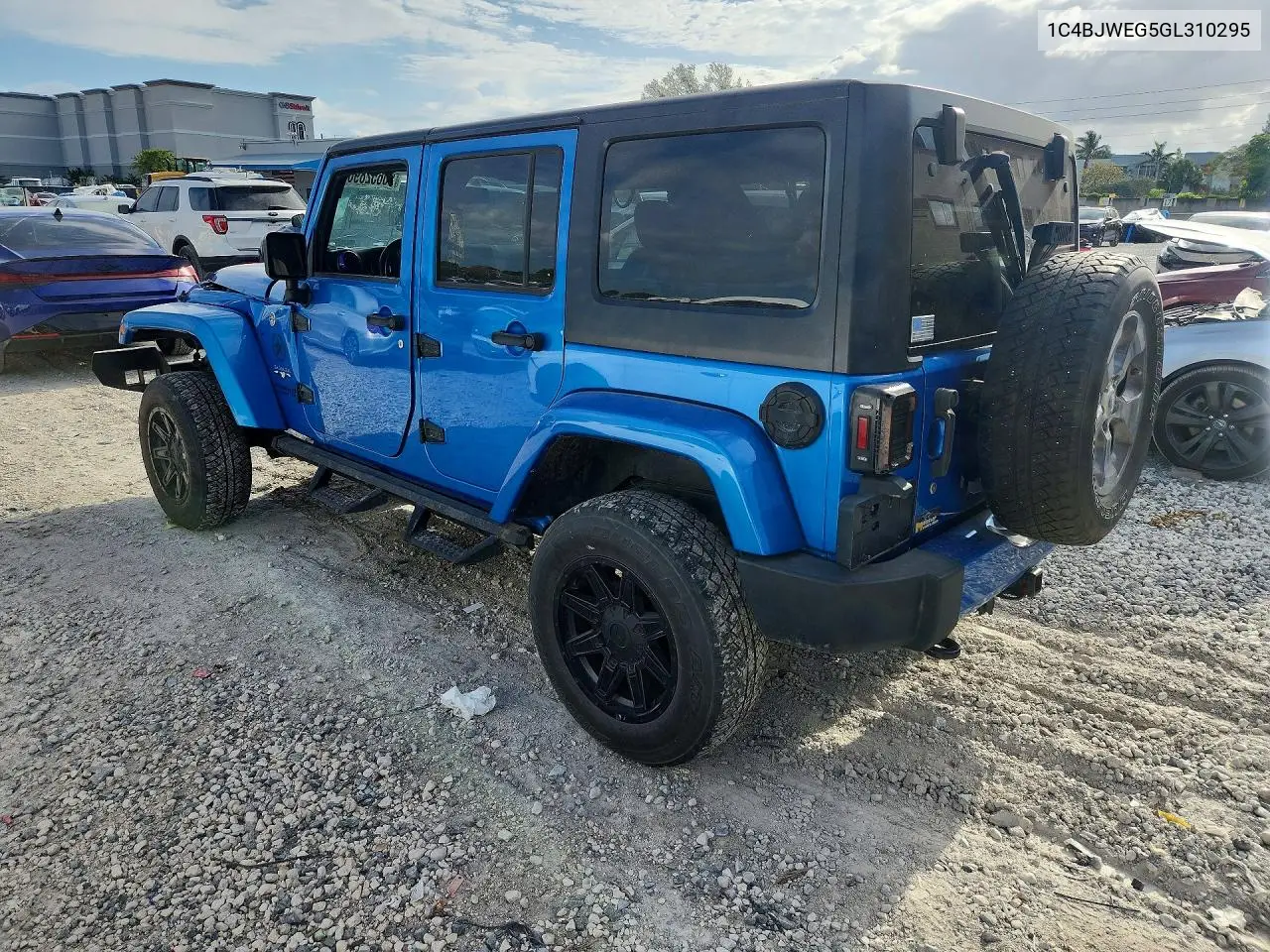 1C4BJWEG5GL310295 2016 Jeep Wrangler Unlimited Sahara