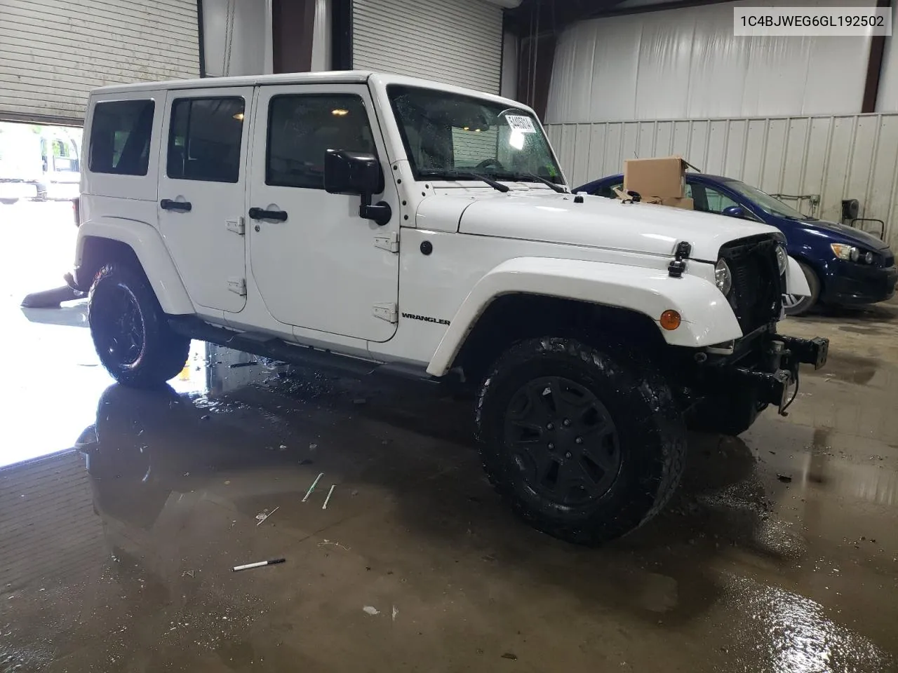 2016 Jeep Wrangler Unlimited Sahara VIN: 1C4BJWEG6GL192502 Lot: 54405014