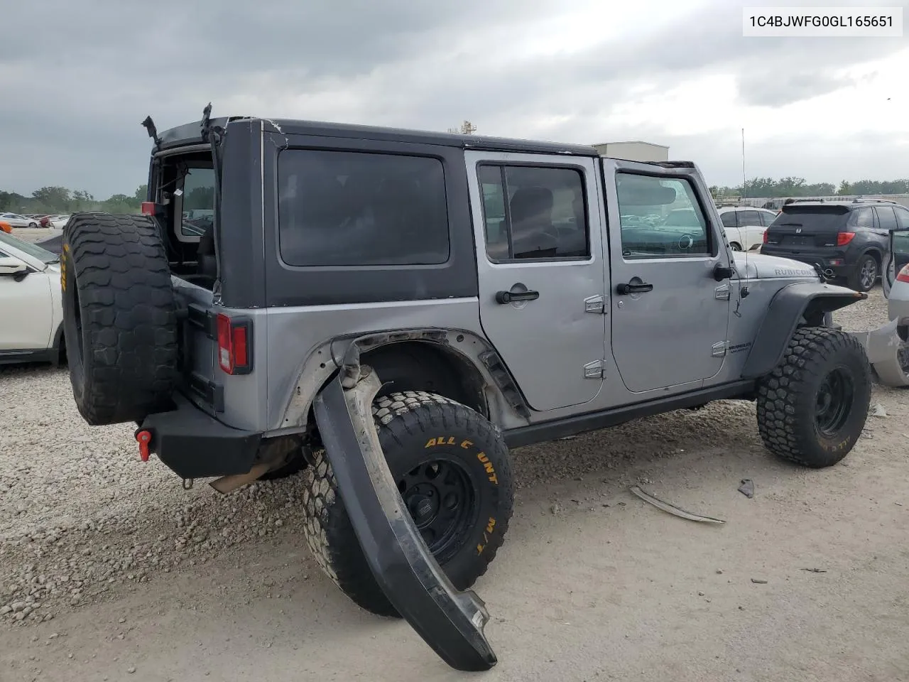 1C4BJWFG0GL165651 2016 Jeep Wrangler Unlimited Rubicon