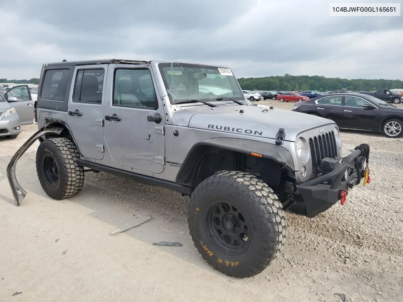 1C4BJWFG0GL165651 2016 Jeep Wrangler Unlimited Rubicon