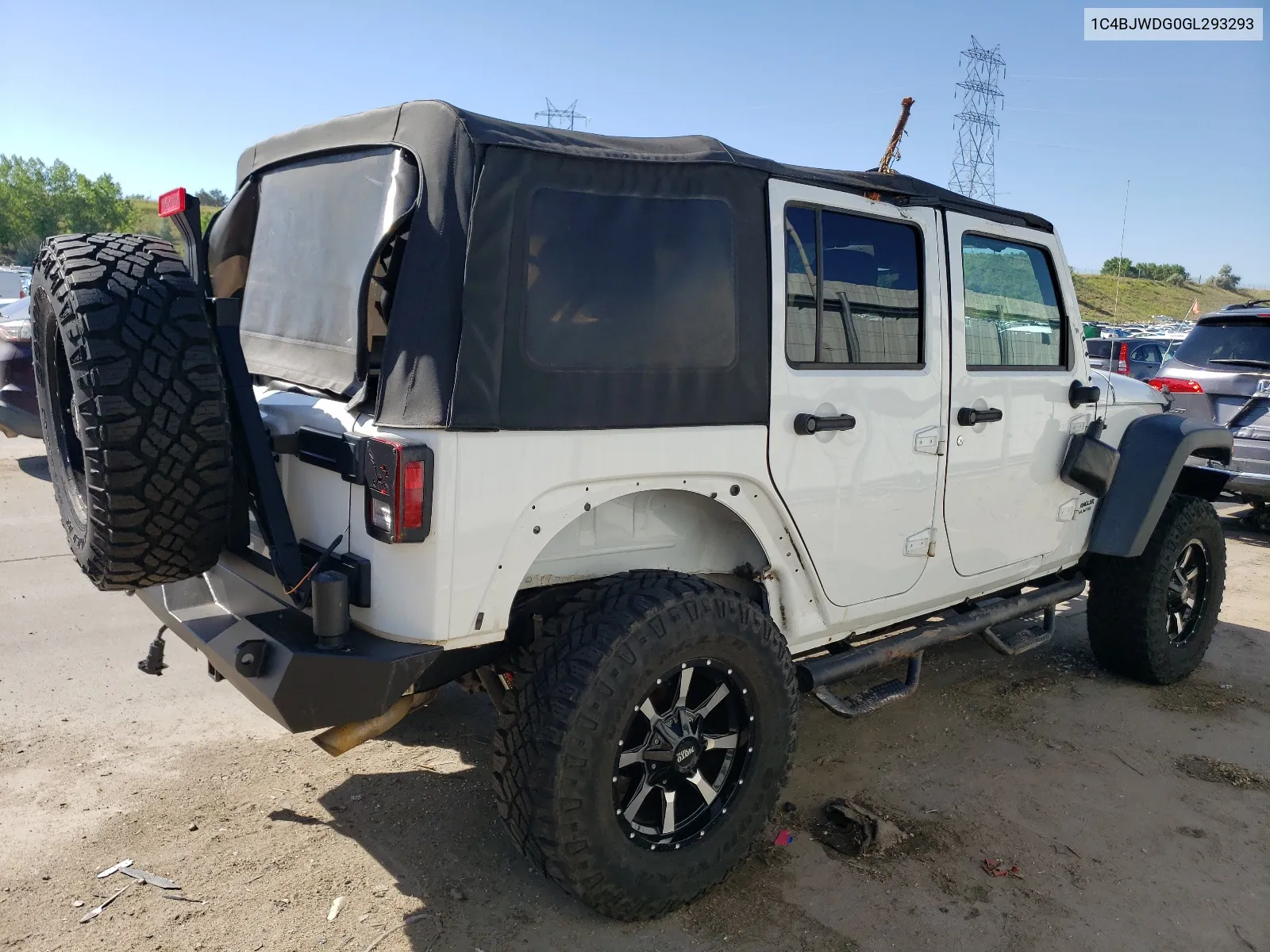 1C4BJWDG0GL293293 2016 Jeep Wrangler Unlimited Sport