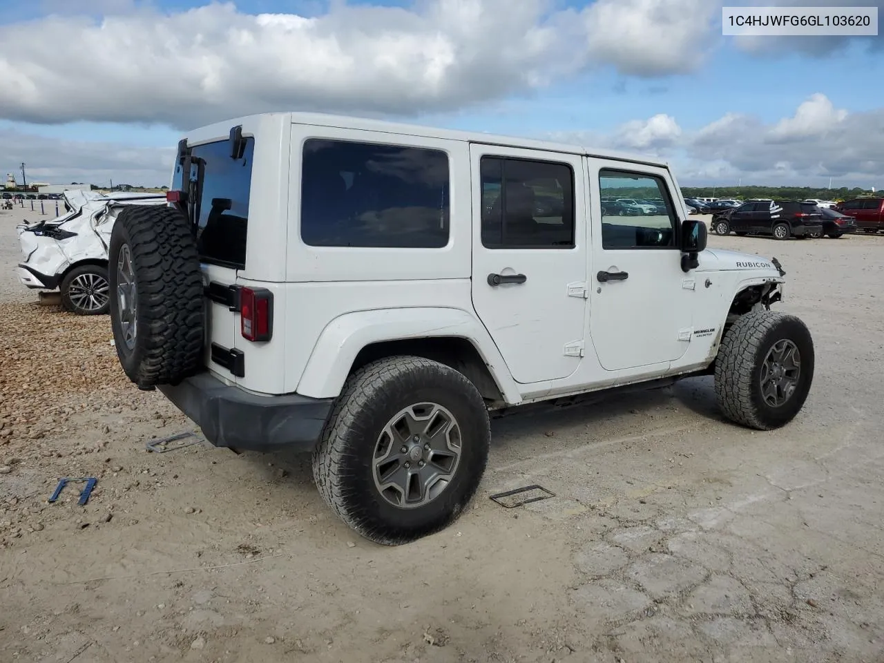 2016 Jeep Wrangler Unlimited Rubicon VIN: 1C4HJWFG6GL103620 Lot: 58671364