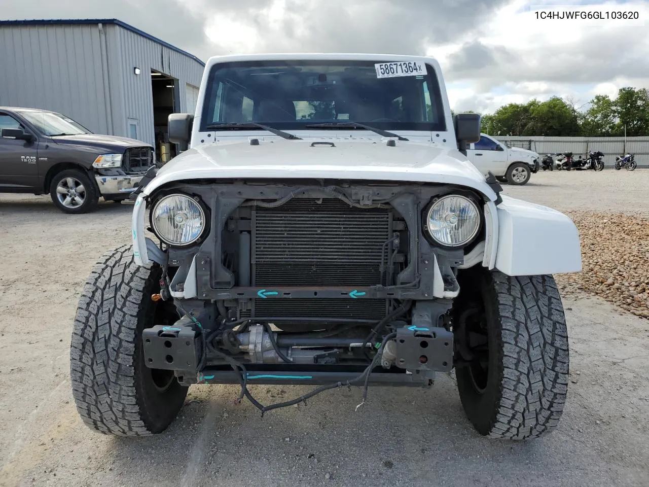 1C4HJWFG6GL103620 2016 Jeep Wrangler Unlimited Rubicon