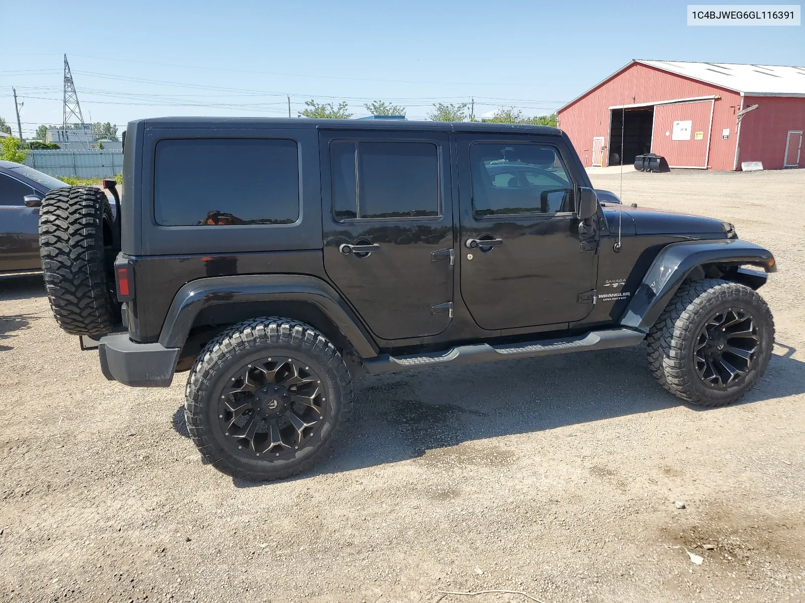 1C4BJWEG6GL116391 2016 Jeep Wrangler Unlimited Sahara