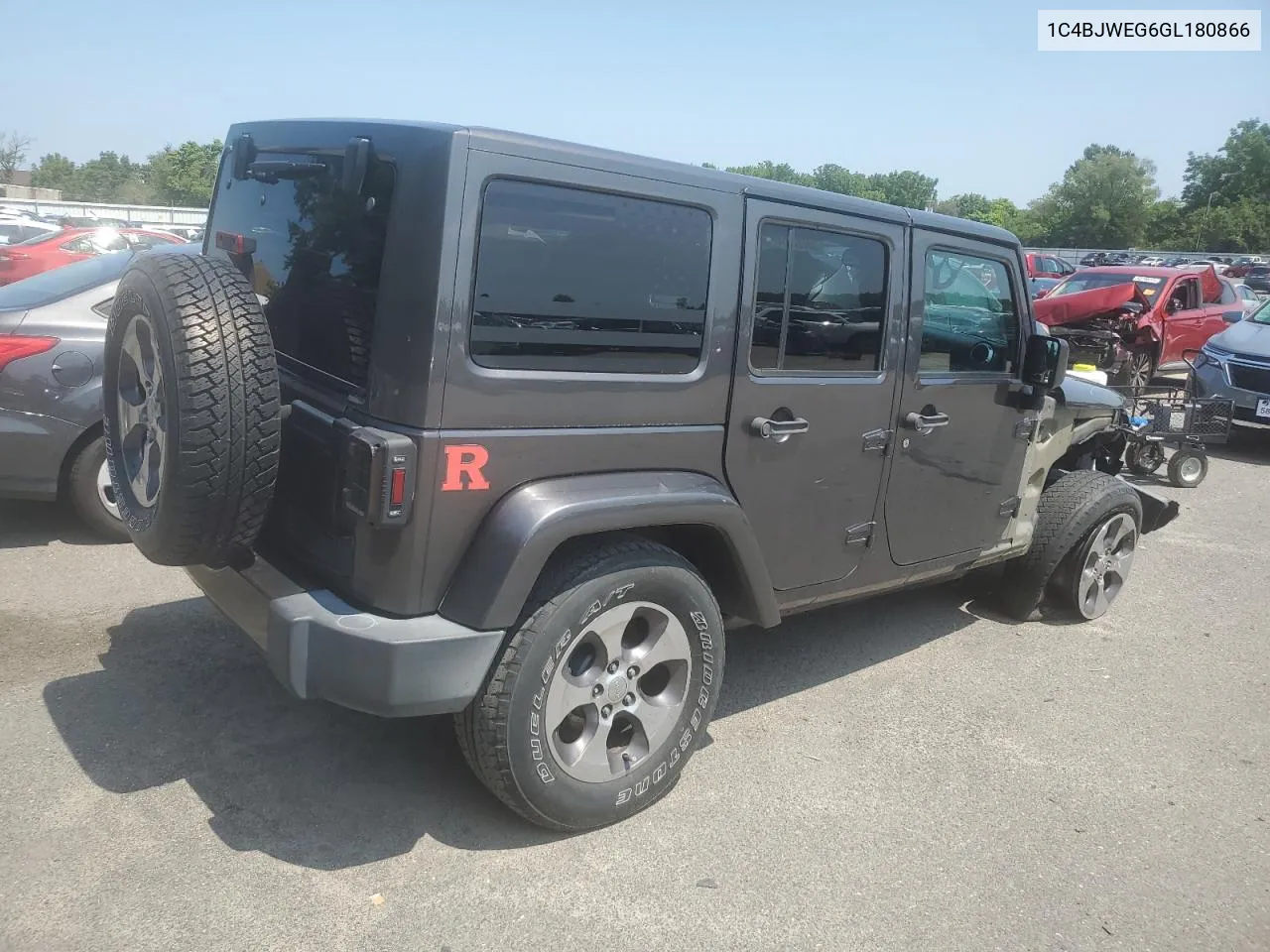 1C4BJWEG6GL180866 2016 Jeep Wrangler Unlimited Sahara