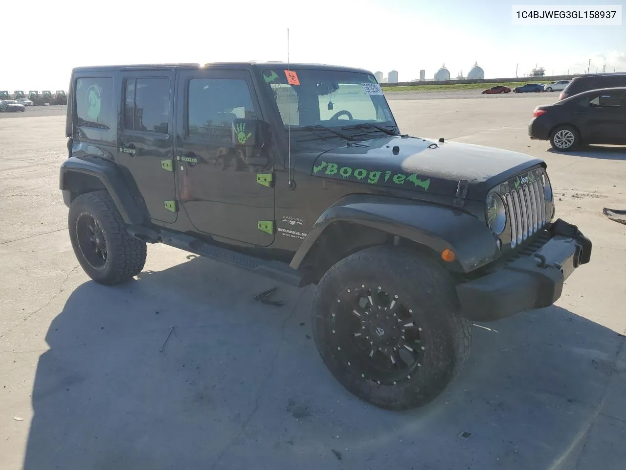 1C4BJWEG3GL158937 2016 Jeep Wrangler Unlimited Sahara