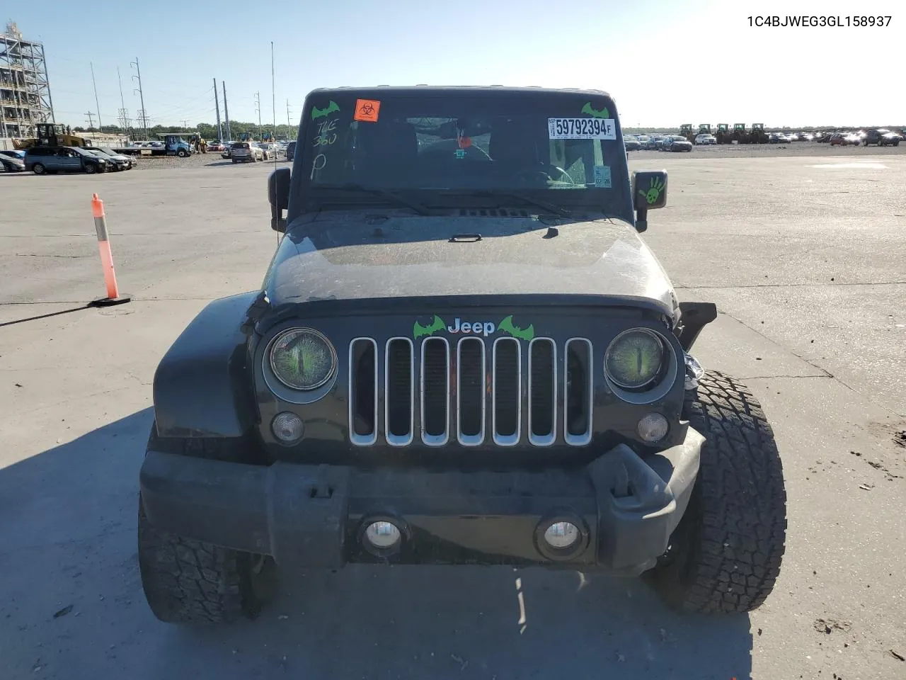 1C4BJWEG3GL158937 2016 Jeep Wrangler Unlimited Sahara