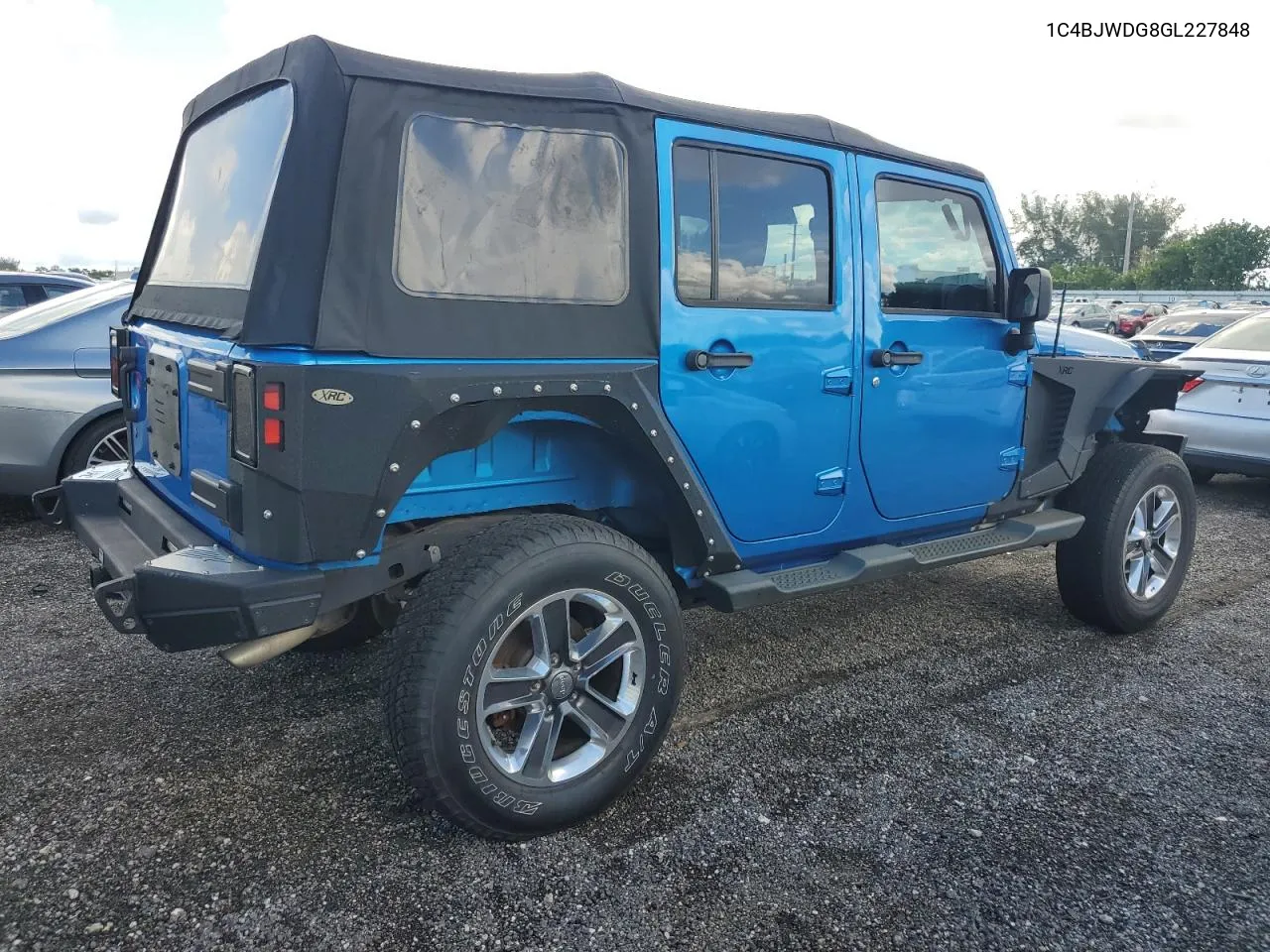 1C4BJWDG8GL227848 2016 Jeep Wrangler Unlimited Sport