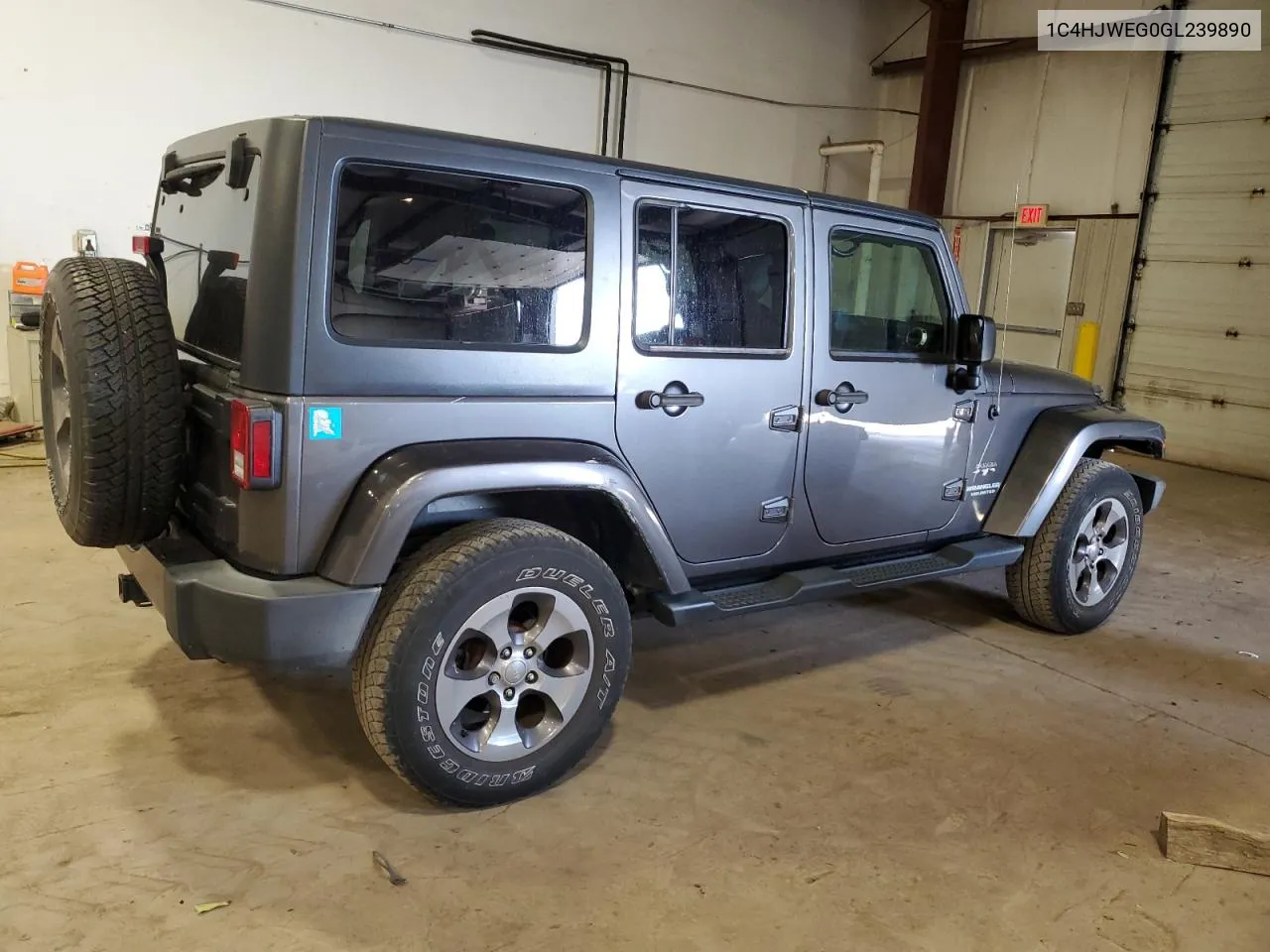 1C4HJWEG0GL239890 2016 Jeep Wrangler Unlimited Sahara