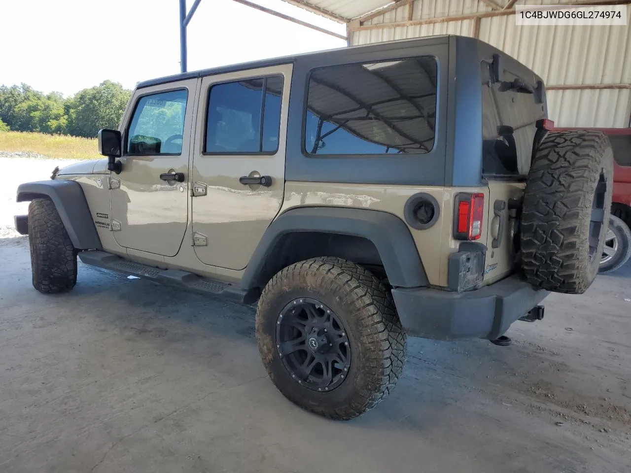 1C4BJWDG6GL274974 2016 Jeep Wrangler Unlimited Sport