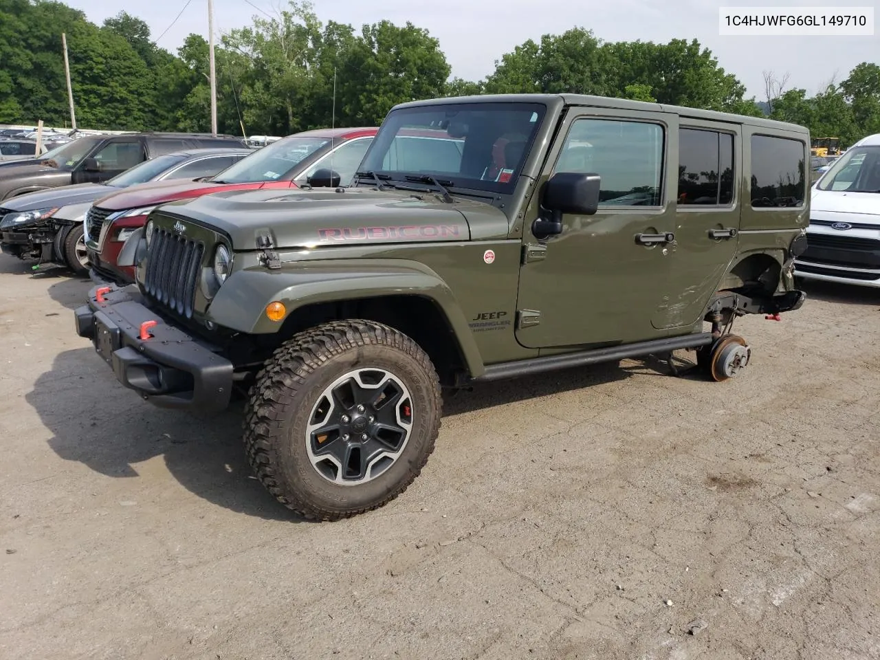 2016 Jeep Wrangler Unlimited Rubicon VIN: 1C4HJWFG6GL149710 Lot: 60510724