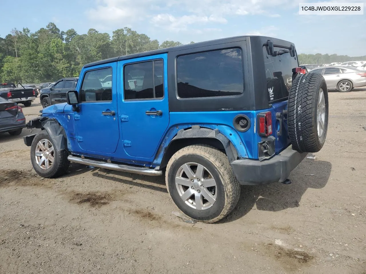 2016 Jeep Wrangler Unlimited Sport VIN: 1C4BJWDGXGL229228 Lot: 60693274