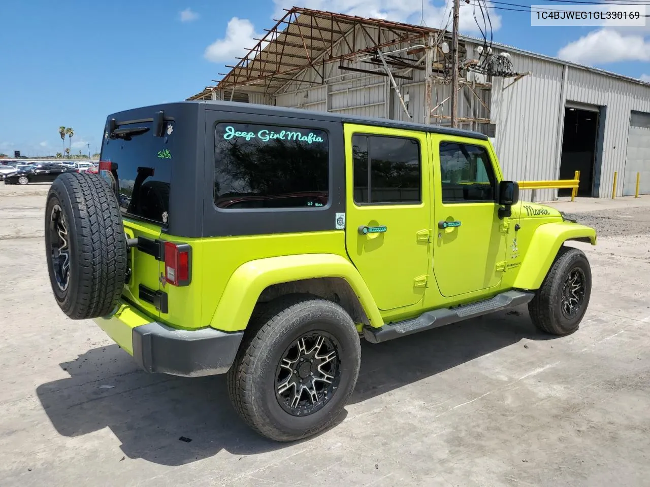 2016 Jeep Wrangler Unlimited Sahara VIN: 1C4BJWEG1GL330169 Lot: 60859264