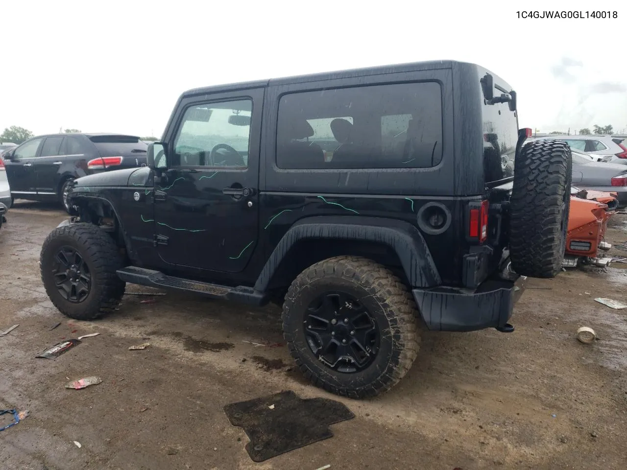 2016 Jeep Wrangler Sport VIN: 1C4GJWAG0GL140018 Lot: 61007794