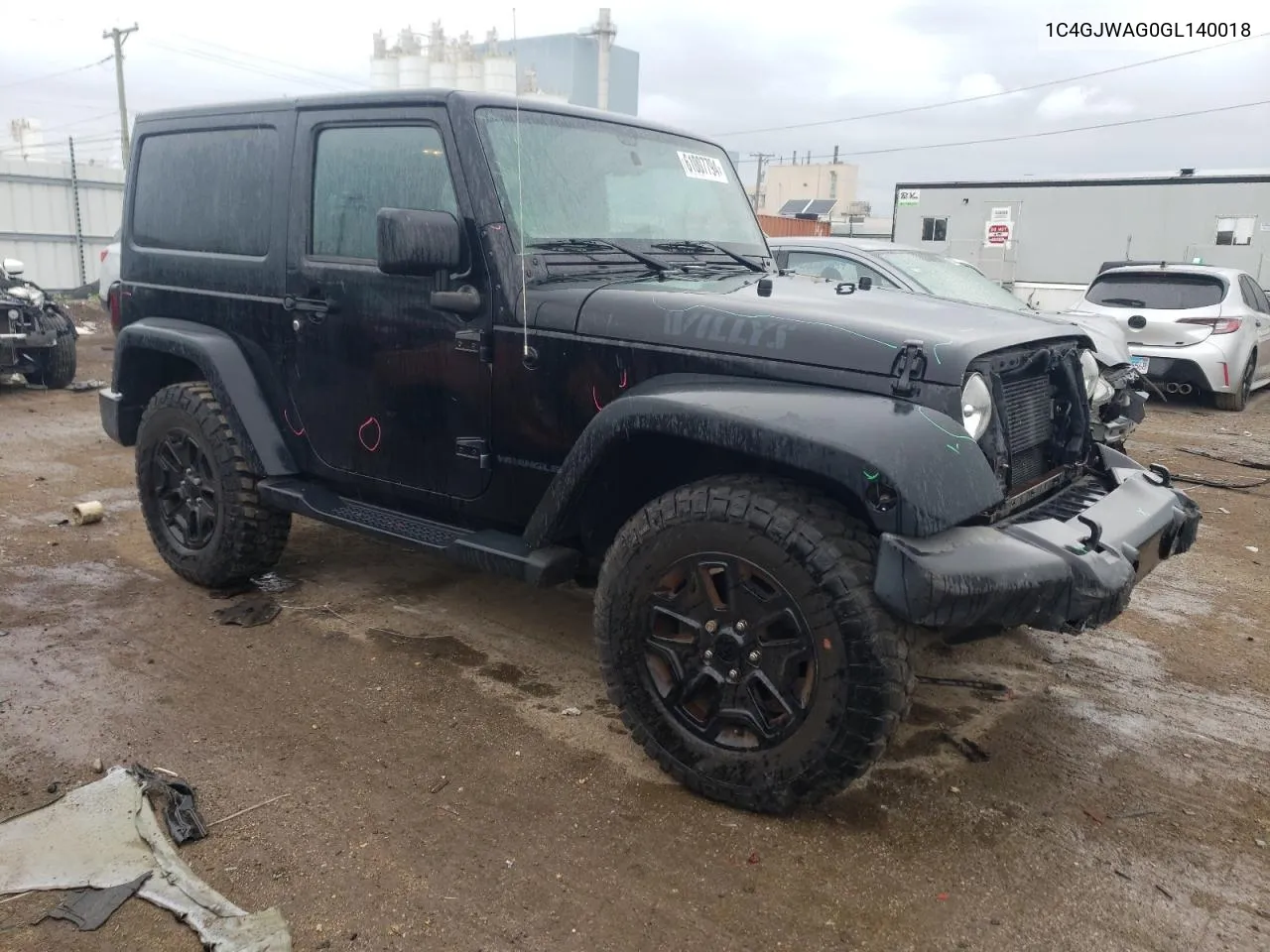 1C4GJWAG0GL140018 2016 Jeep Wrangler Sport