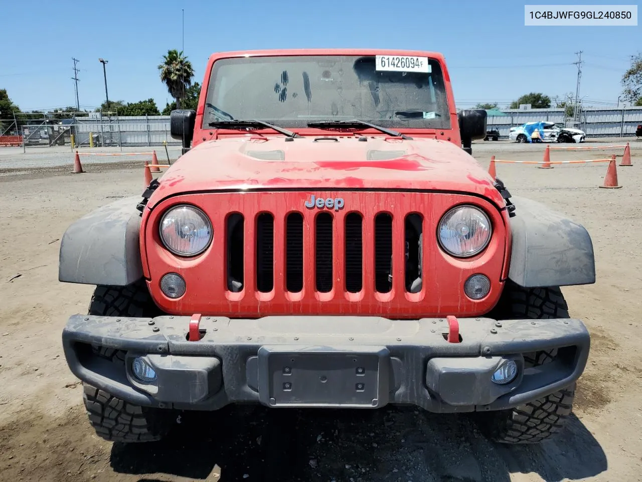 2016 Jeep Wrangler Unlimited Rubicon VIN: 1C4BJWFG9GL240850 Lot: 61426094